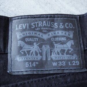 Levi’s 514 Straight Fit Jeans – Black